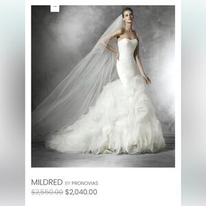 Size 8. Only work once to try on.